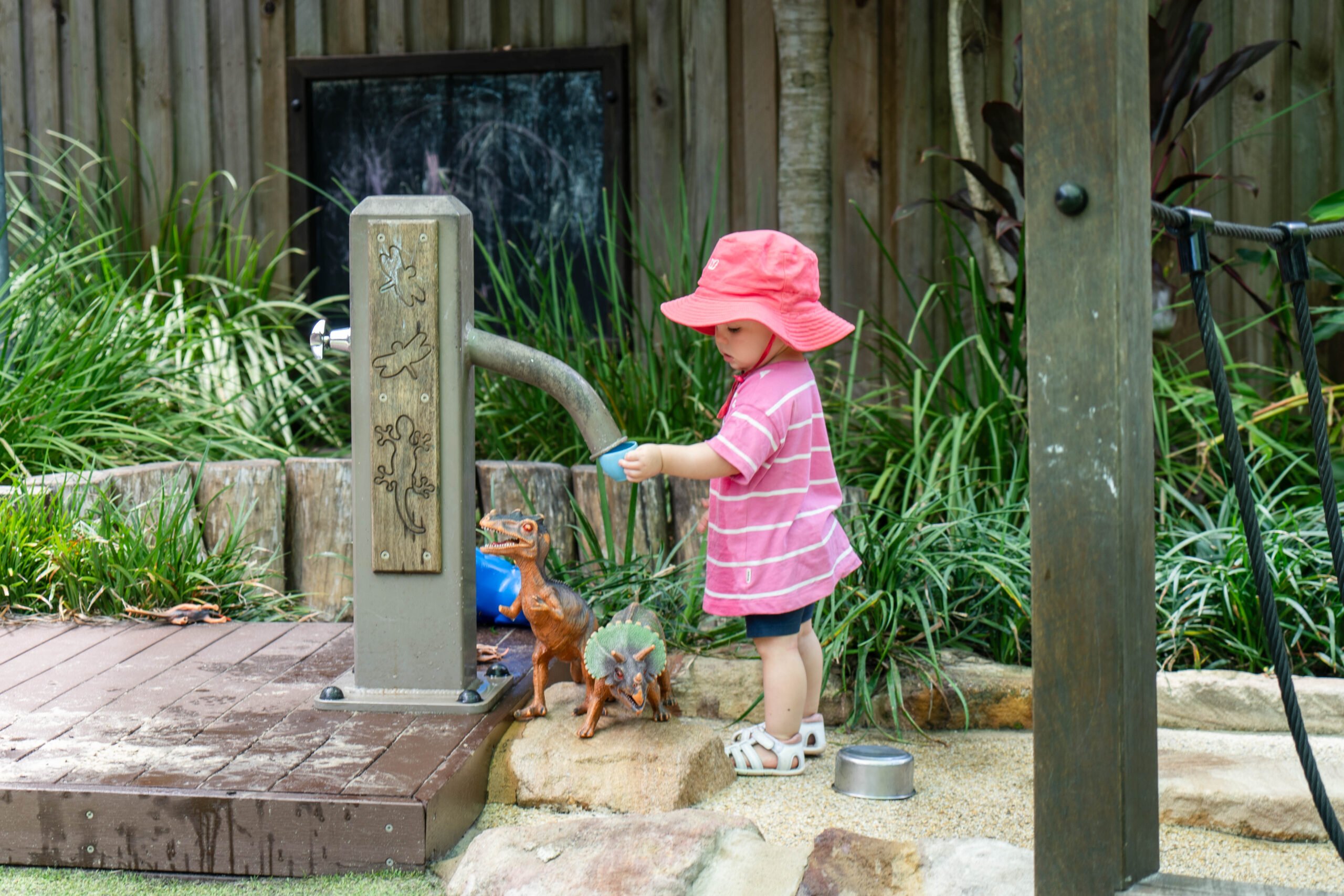 Water park at Kenmore Hills Early Learning